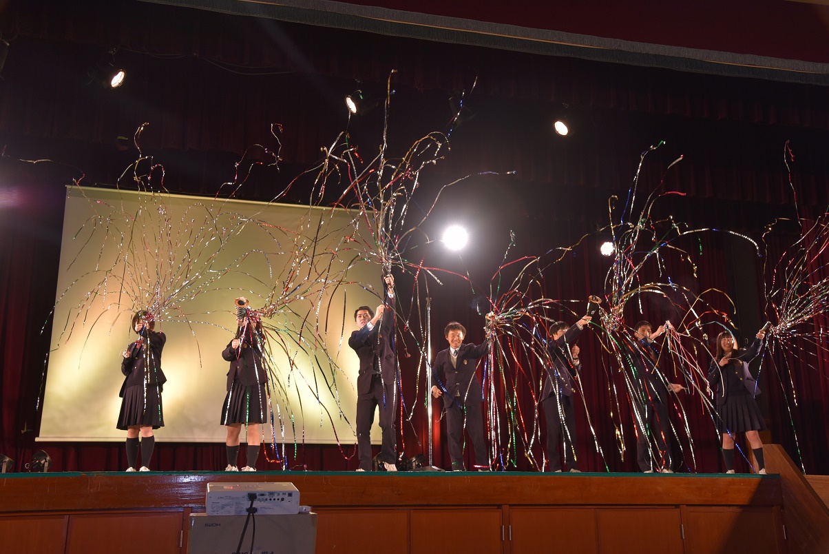 予餞会 アリガトウ３年生 日本大学東北高等学校