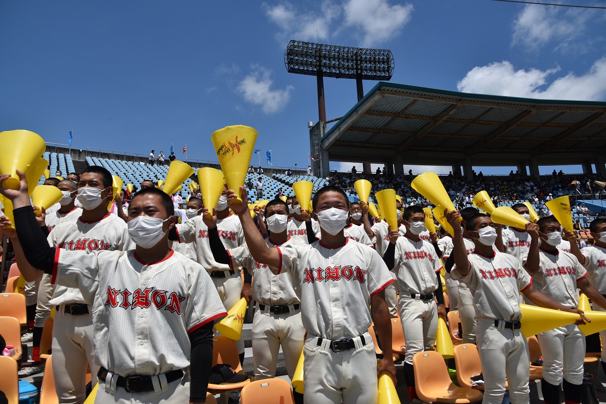 夏の高校野球大会準決勝で本校が勝利｜日本大学東北高等学校